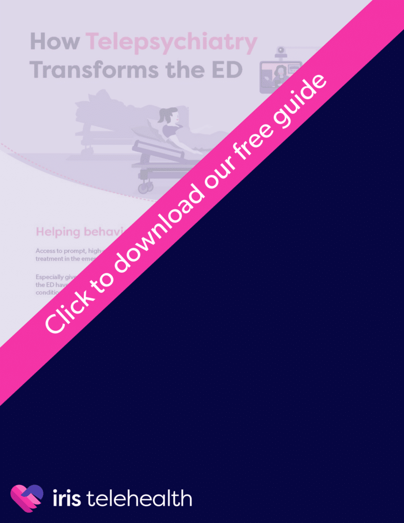 Download our guide on how telepsychiatry transforms the ED